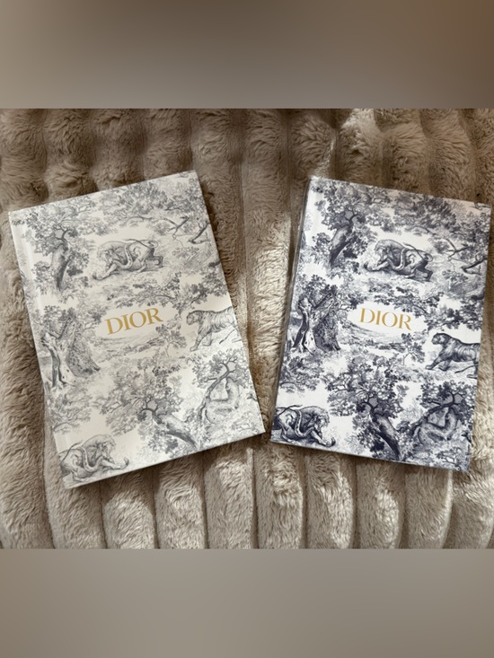 Dior Other - Authentic Dior Toile Notebook Duo in Gray and Blue - from Dior boutique